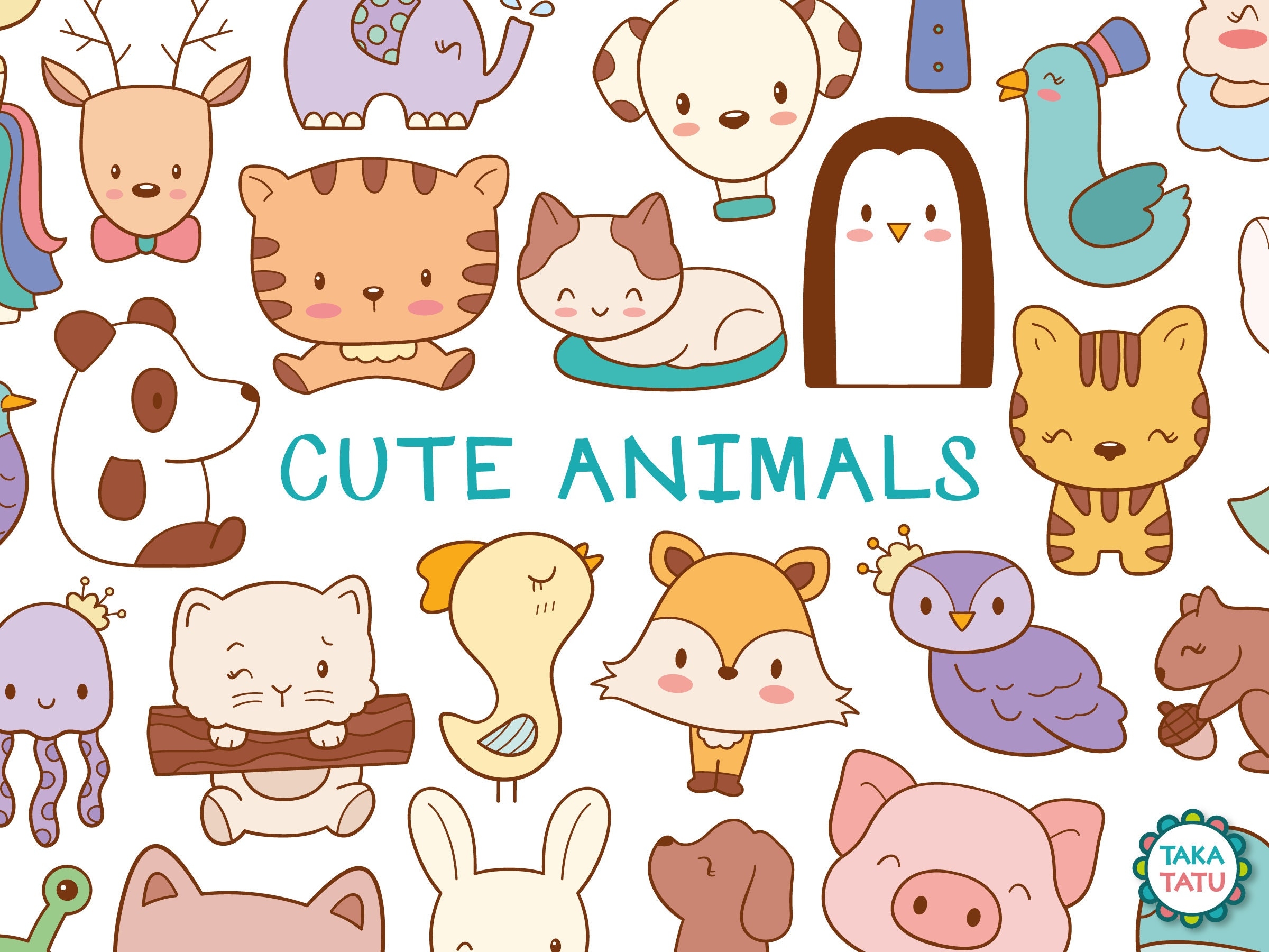 Printable Pictures Of Kawaii Animals