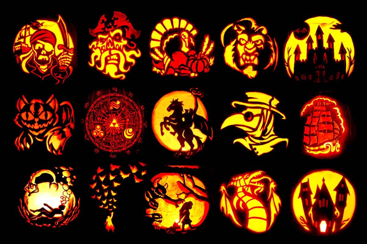 Difficult Pumpkin Carving Patterns Free Printable