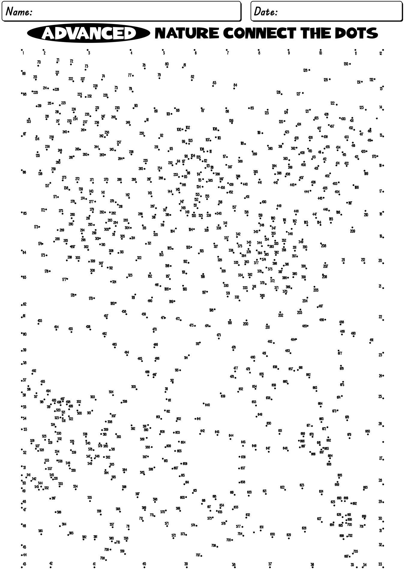 Dot To Dot Printables With 115 Dots