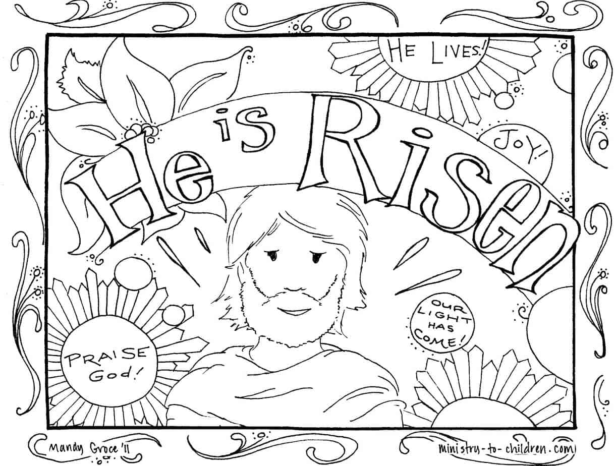 Printable Pictures Of Jesus Resurrection