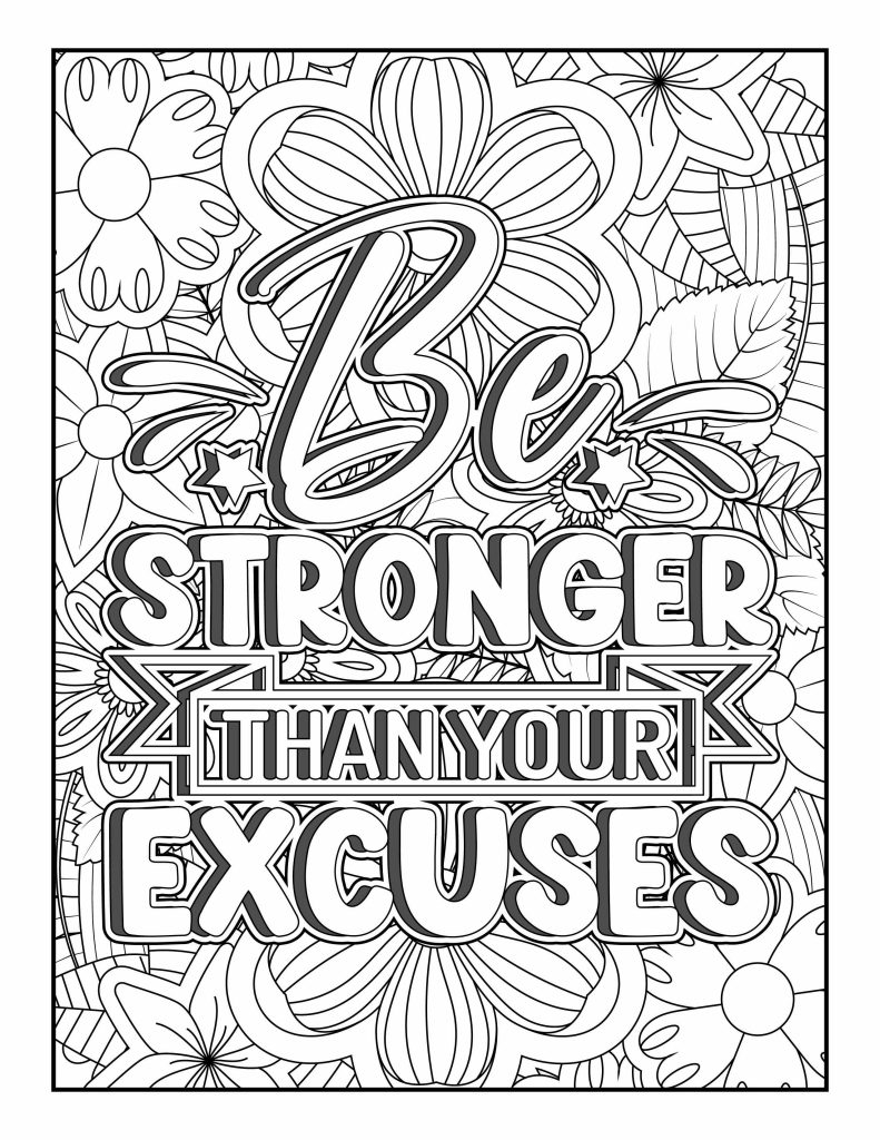 Free Printable Inspirational Coloring Sheets