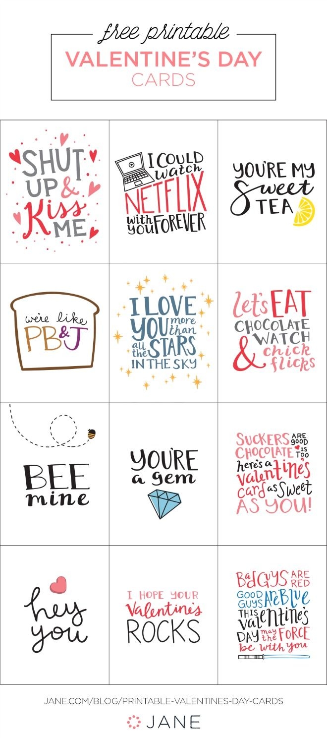 Free Printable Valentine Cards For Adults