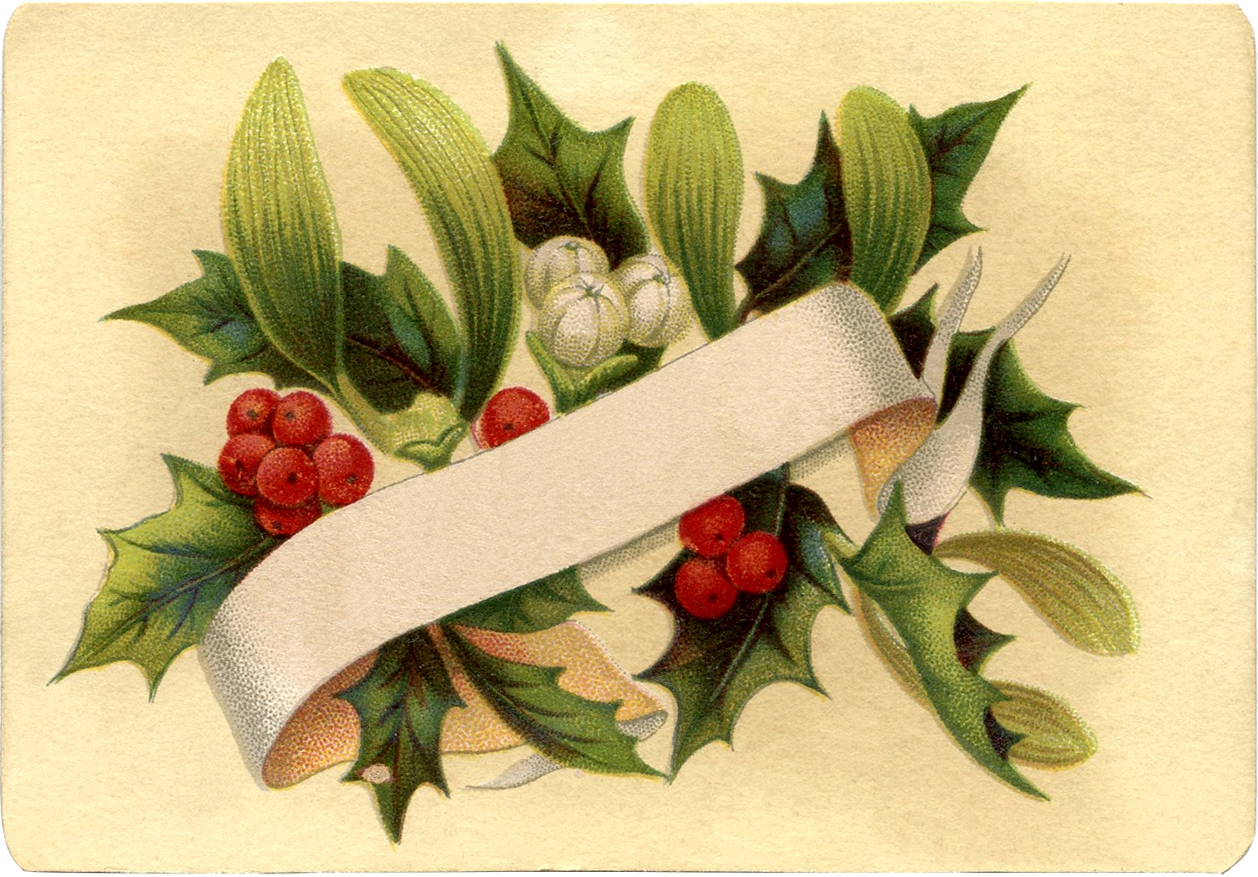 19 Merry Christmas Holly Images The Graphics Fairy