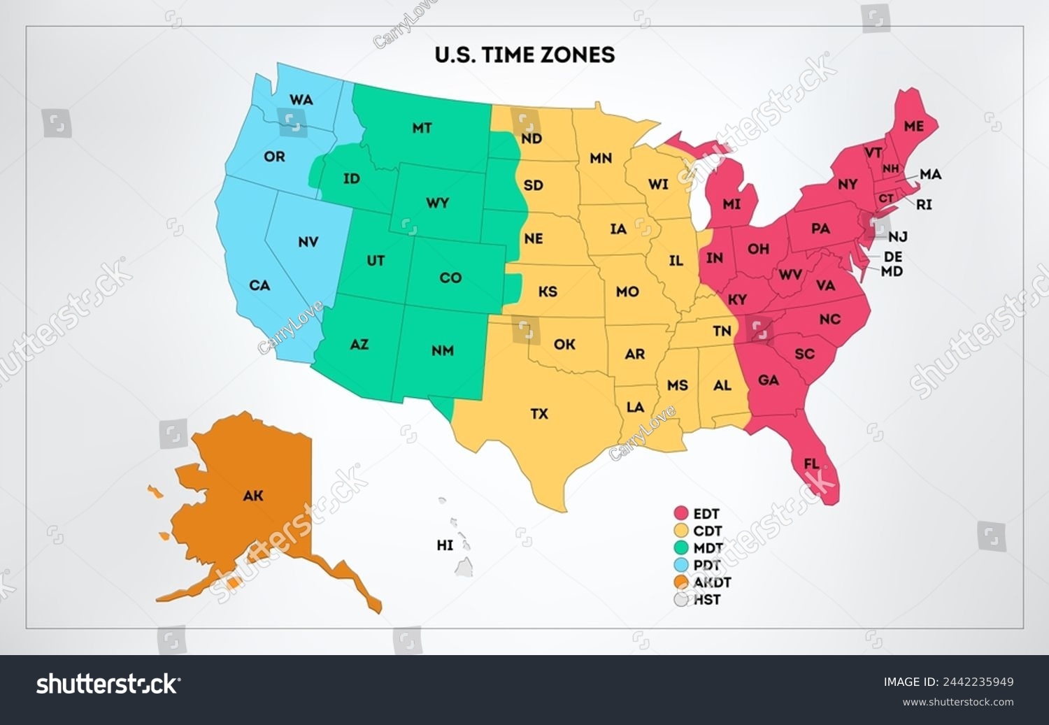 237 Time Zone Map United States Lizenzfreie Bilder Stockfotos Und Aufnahmen Shutterstock