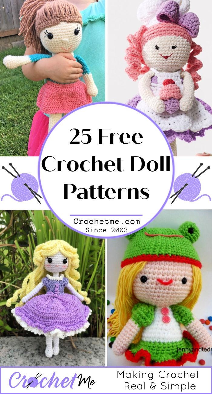 Free Printable Crochet Doll Clothes Patterns For 18 Inch Dolls