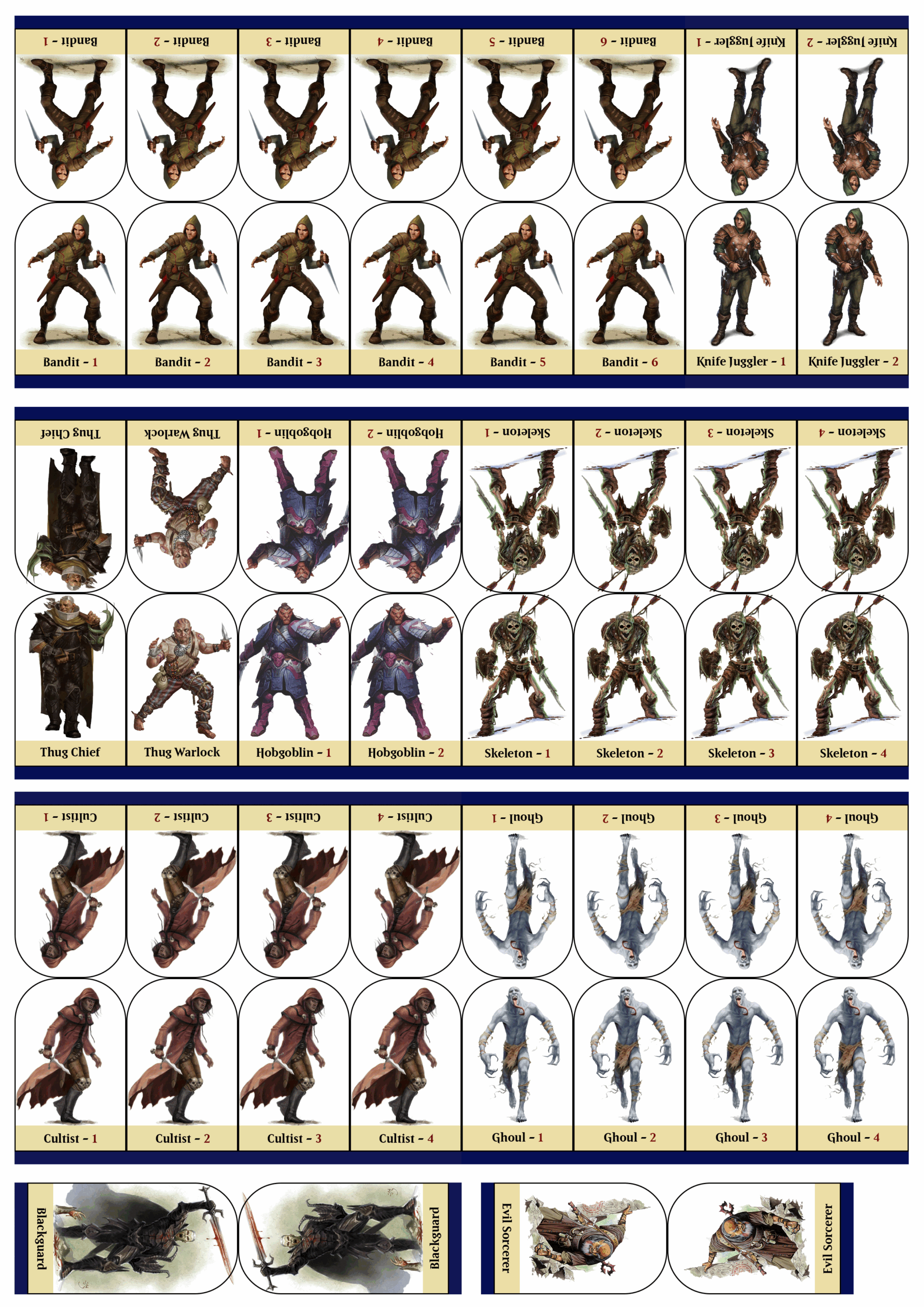 270 D d Paper Tokens Ideas Dungeons And Dragons Miniatures Dnd Minis D d