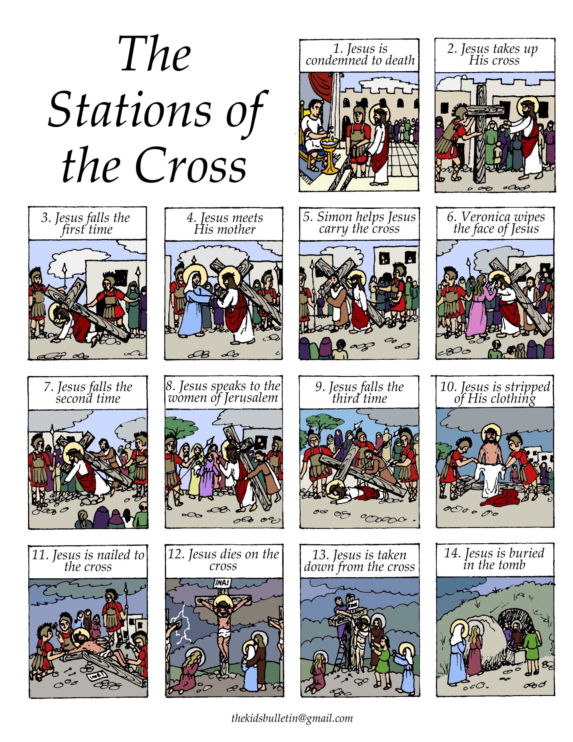 Stations Of The Cross Prayers Printable