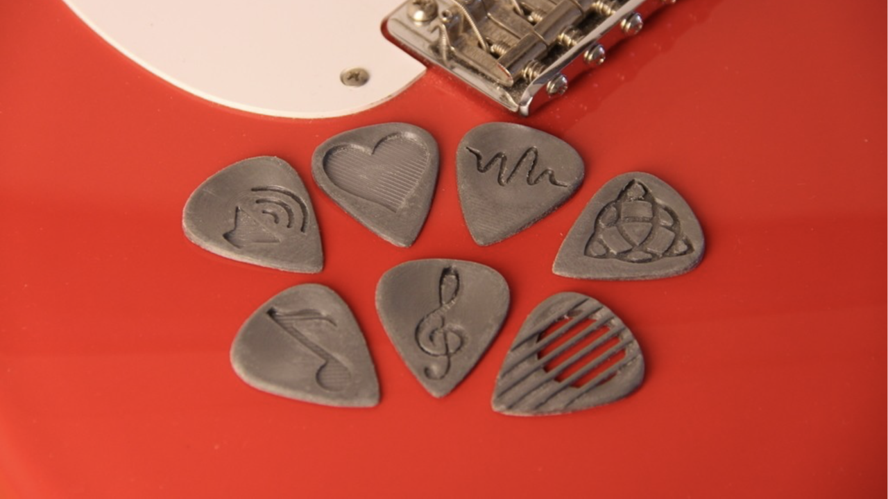 3D Printed Guitar Pick 10 Amazing 3D Models All3DP