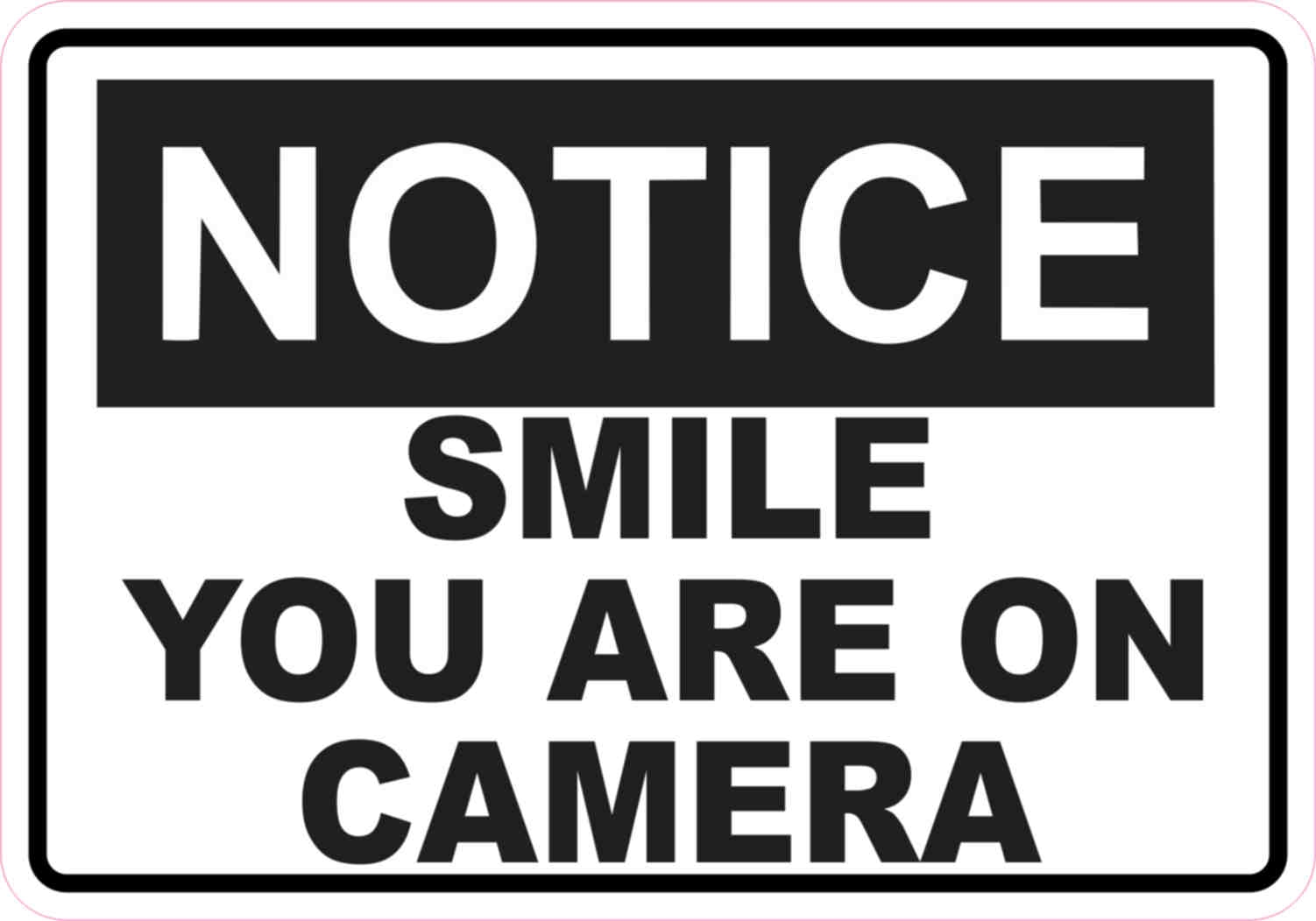 Smile You'Re On Camera Sign Printable