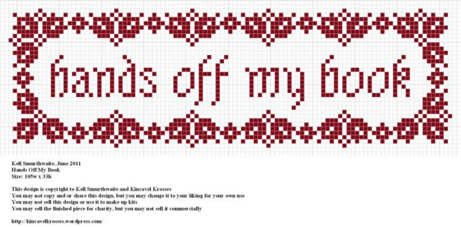 Free Printable Counted Cross Stitch Bookmark Patterns
