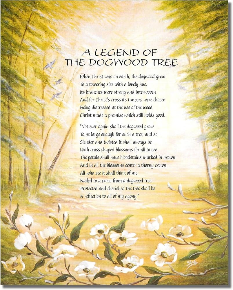 Legend Of The Dogwood Tree Printable