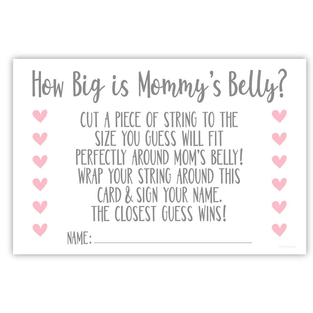 How Big Is Mommy'S Belly Printable Free