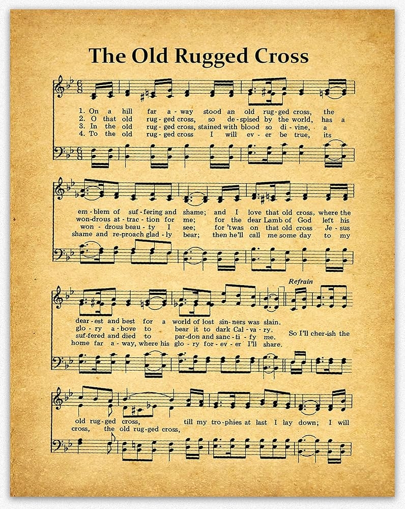 Old Rugged Cross Printable Sheet Music