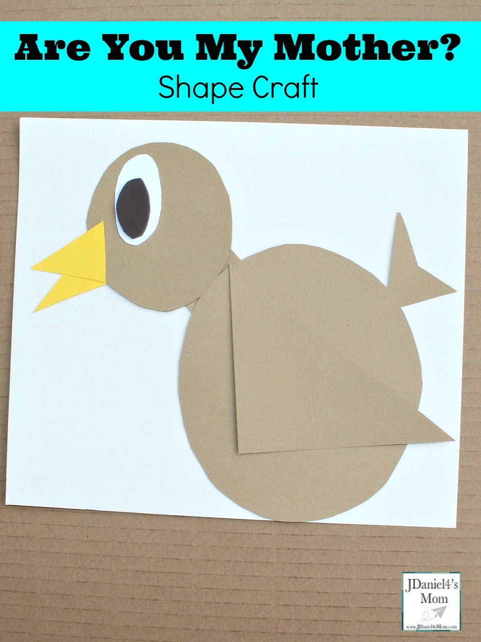 Are You My Mother Bird Shape Craft