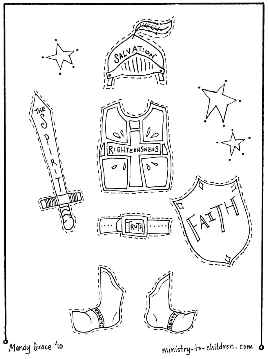 Armor Of God Printable Activities