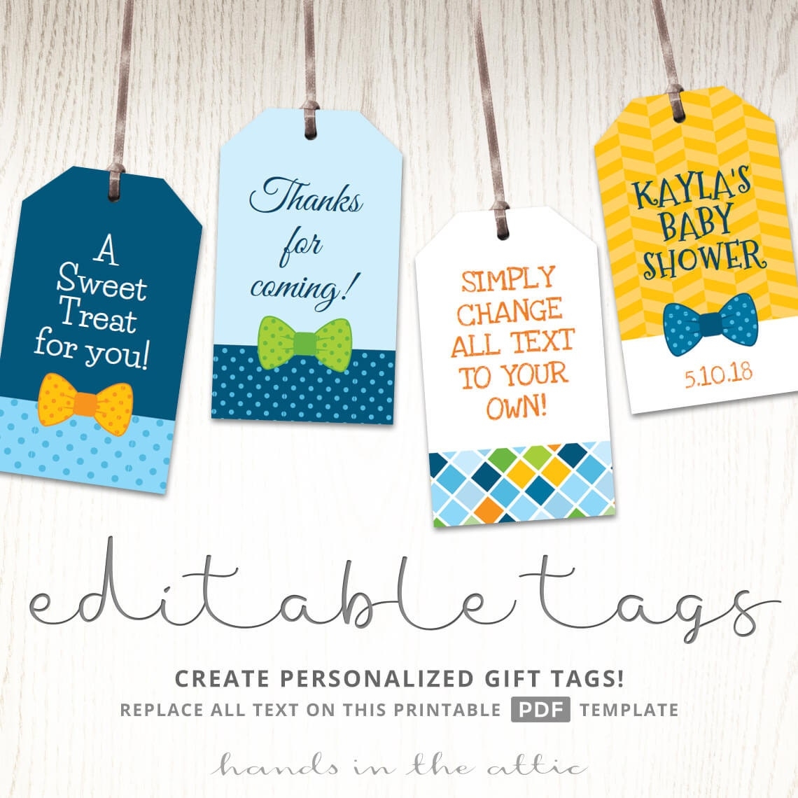 Baby Shower Gift Tags Printable
