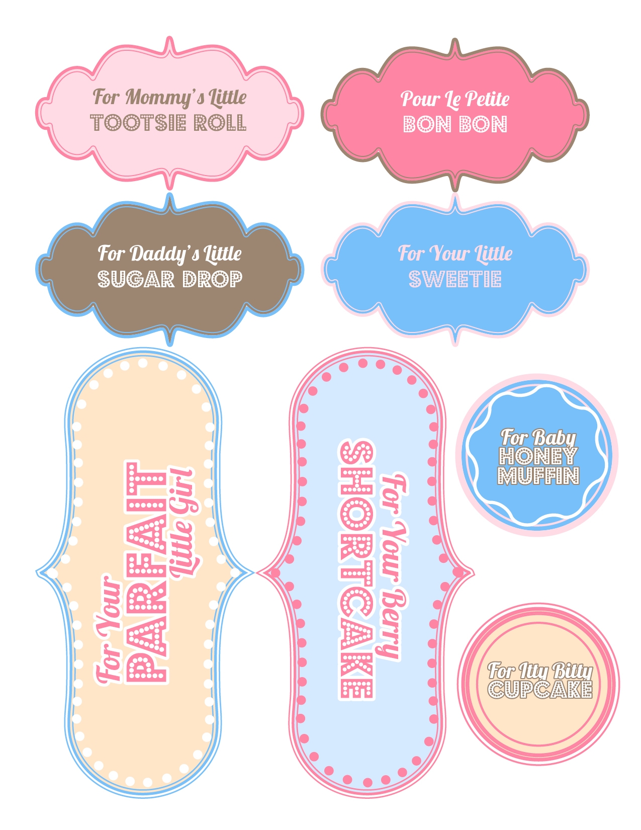 Free Printable Baby Shower Gift Tags