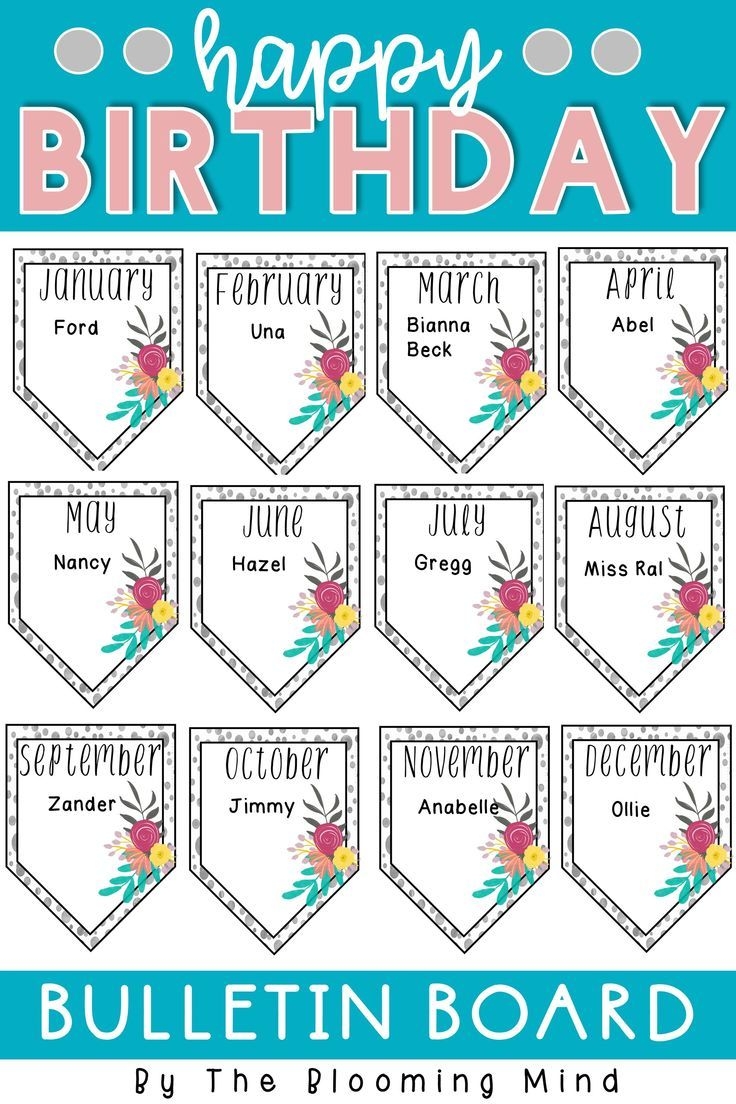 Birthday Bulletin Board