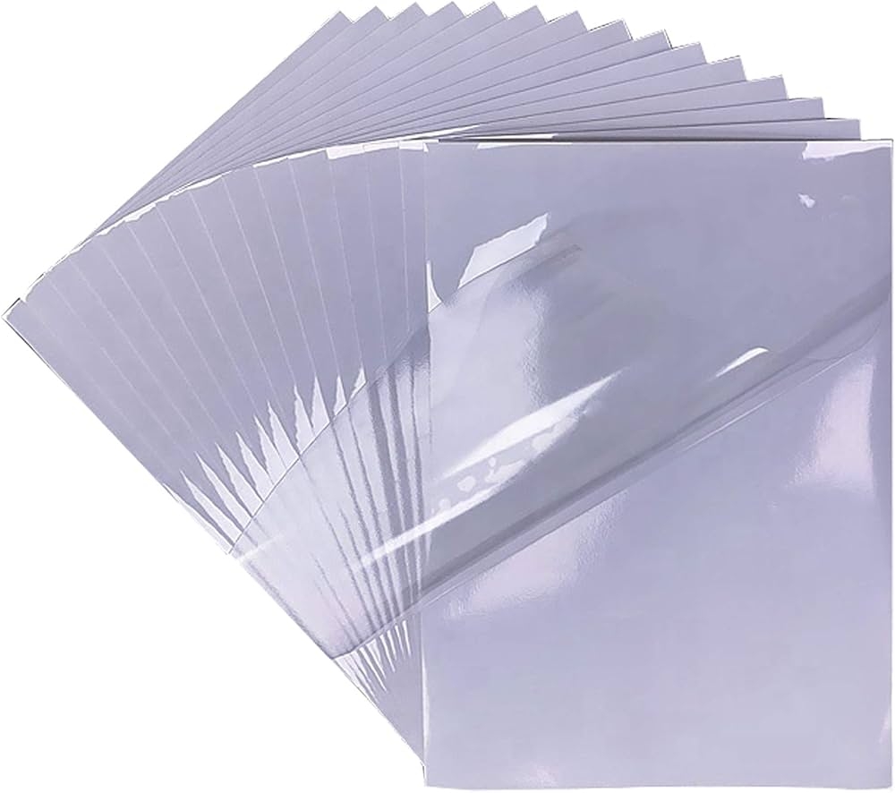 Clear Printable Vinyl Sticker Paper