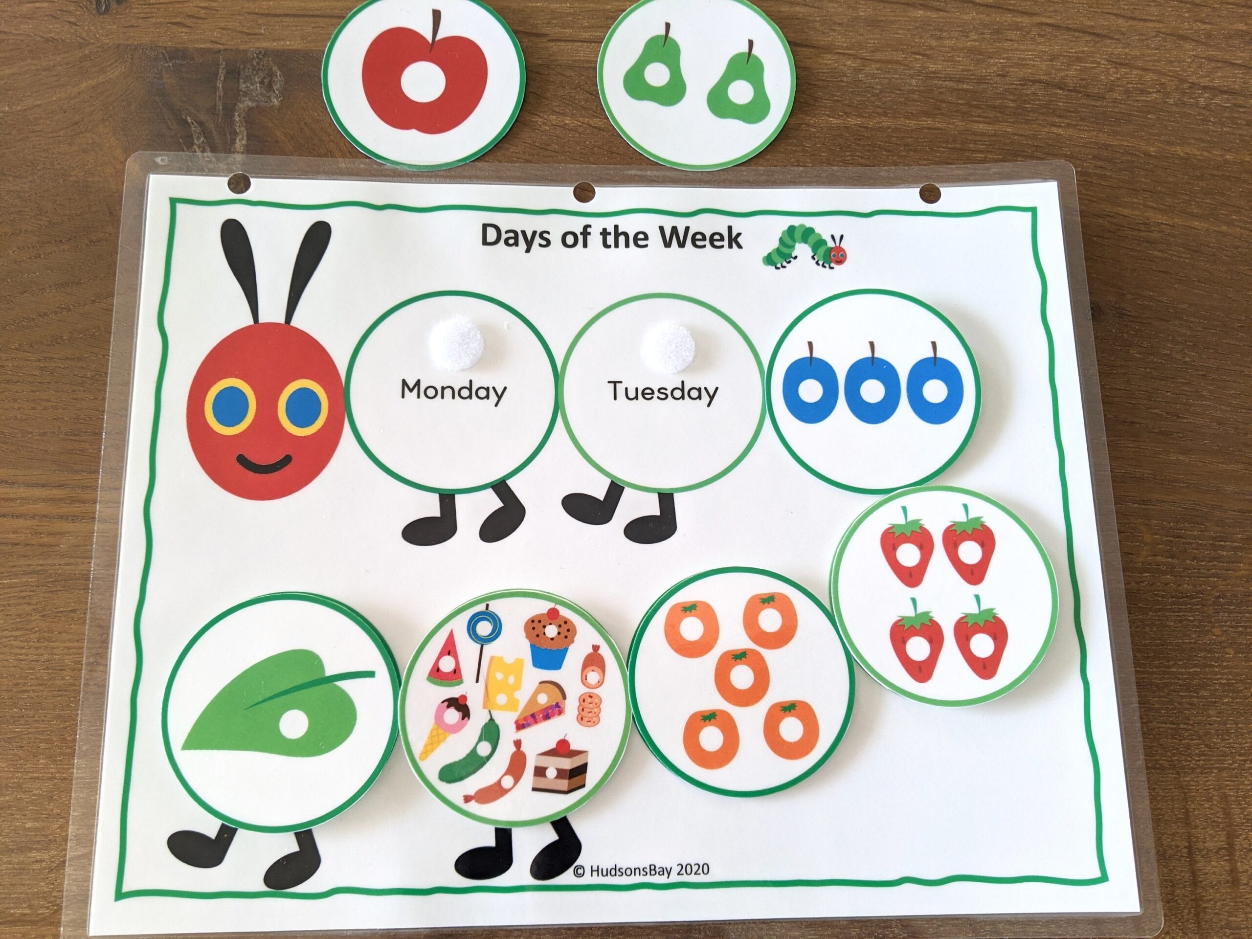BUSY BOOK PRINTABLE The Very Hungry Caterpillar Activity Sheet Days Of The WeekWorksheet Homeschool Learning Instant Download Etsy de
