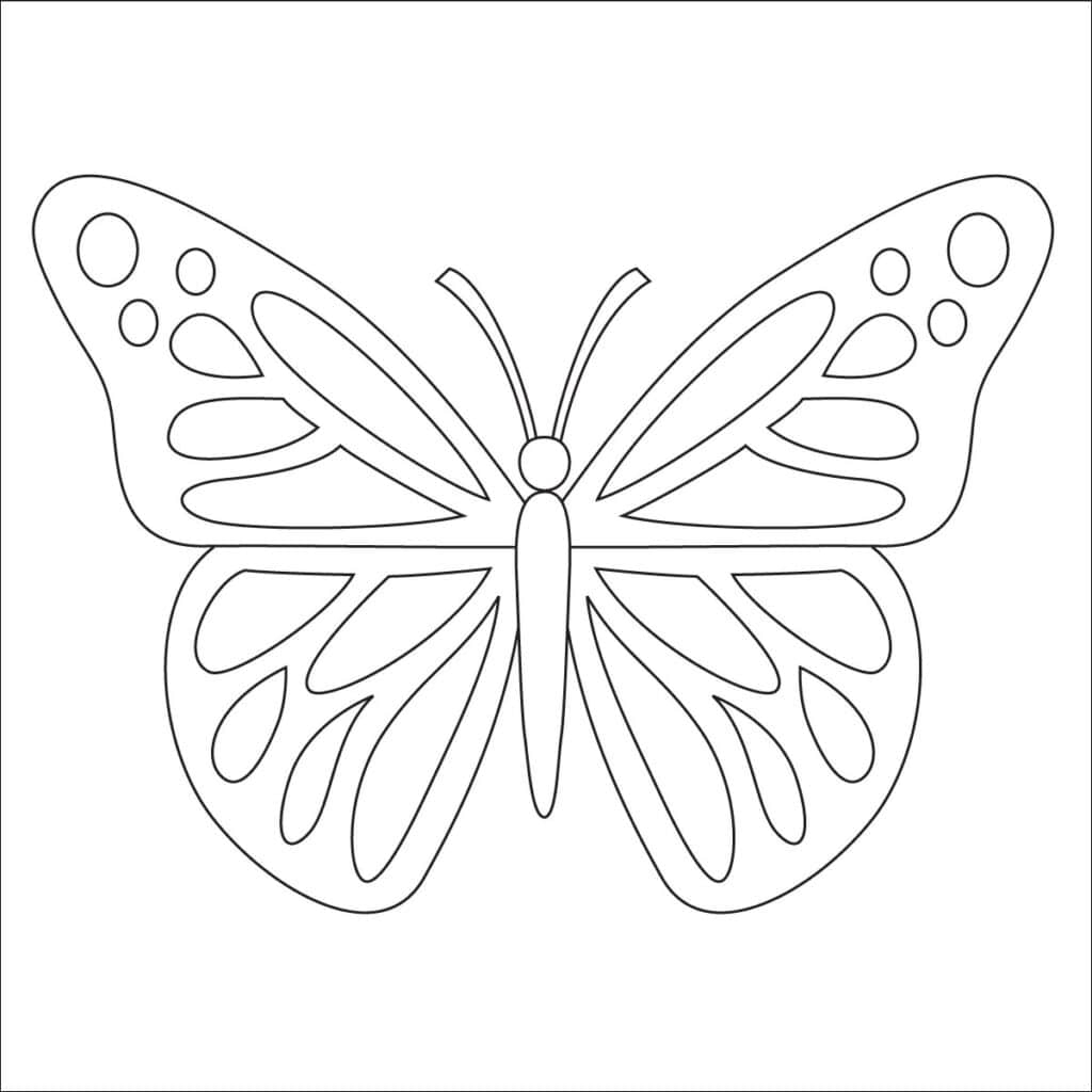 Free Printable Butterfly Coloring Pages