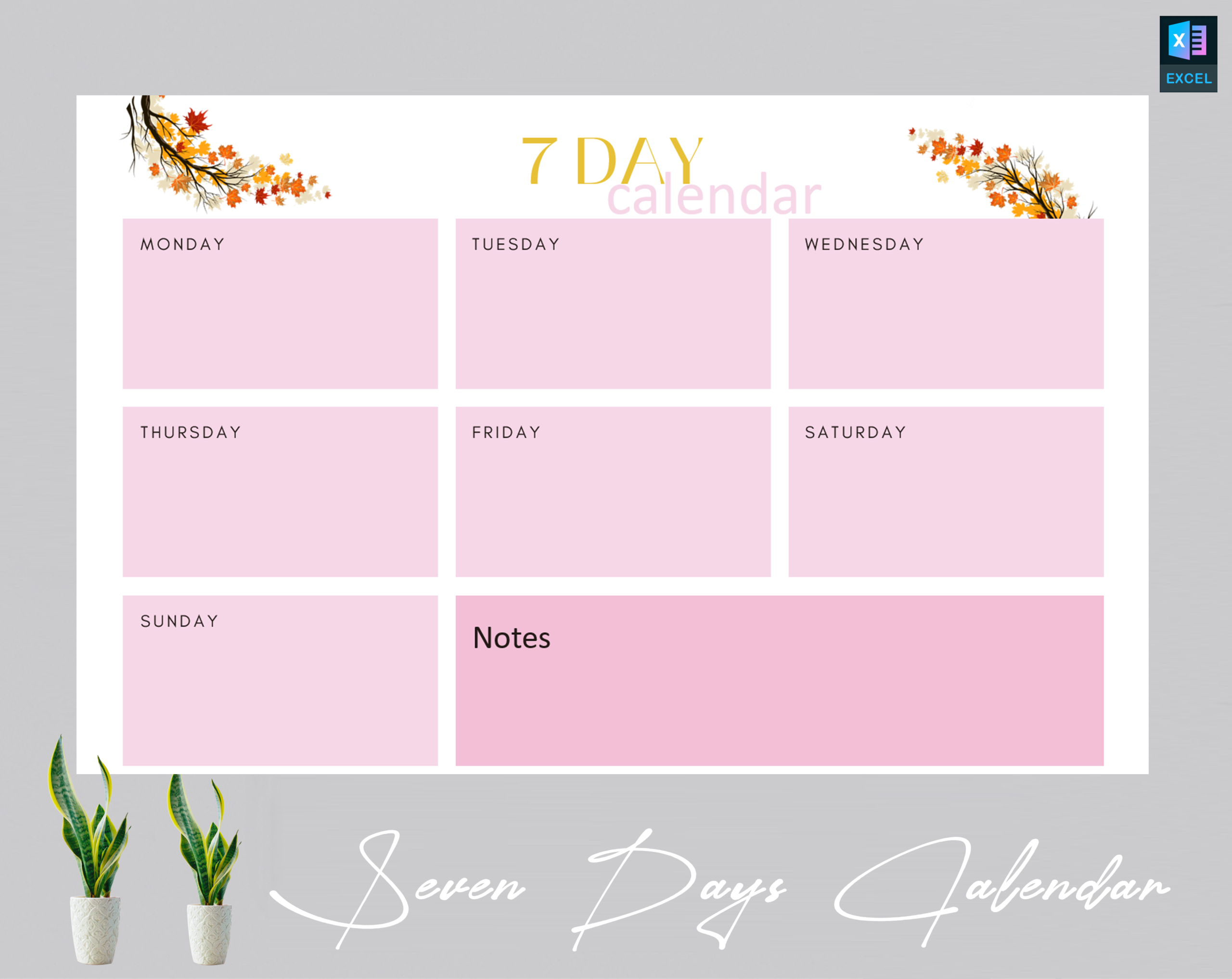 Buy Printable Weekly Planner Sheets Download 7 Day PDF