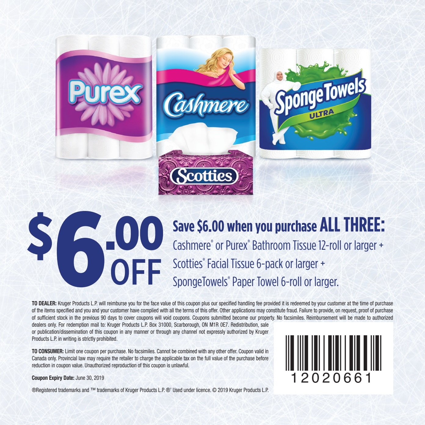Cashmere Purex SpongeTowels Or Scotties Details