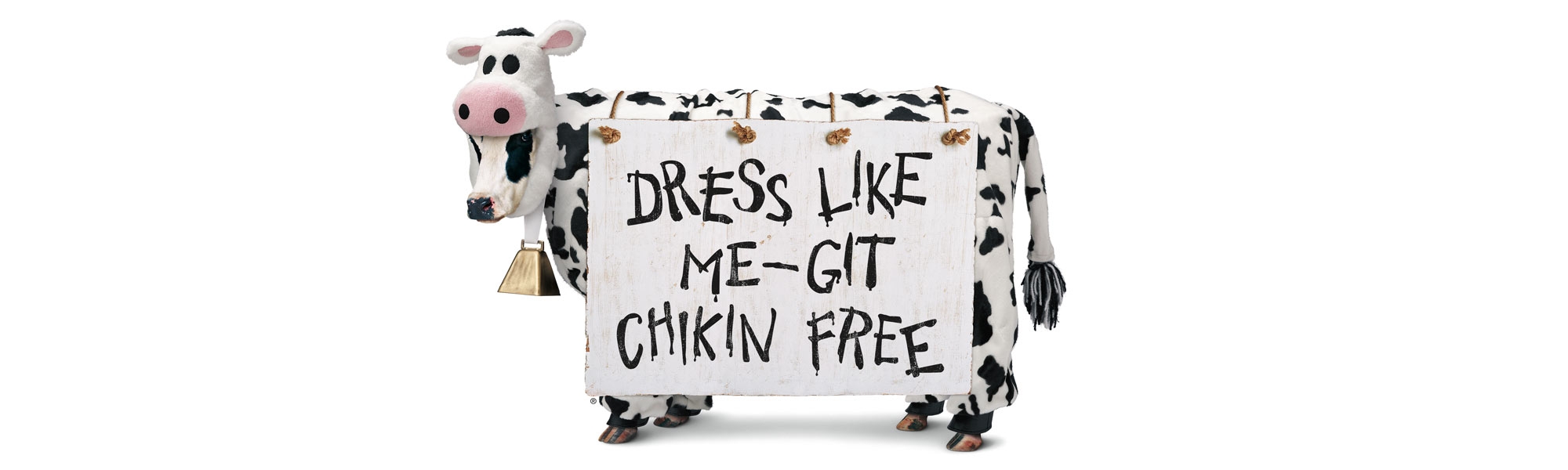Chick fil A Offers FREE Meals To Cow Dressed Customers On Cow Appreciation Day July 14