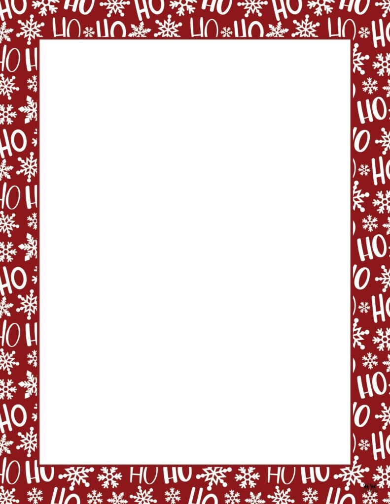 Christmas Borders 60 FREE Printable Borders Printabulls