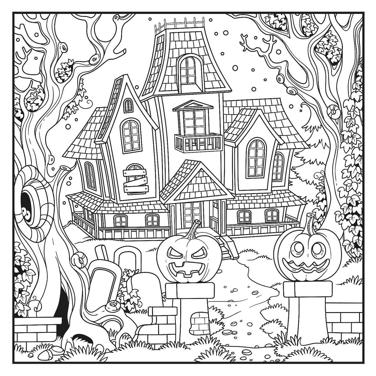Free Printable Halloween Coloring Pages For Adults
