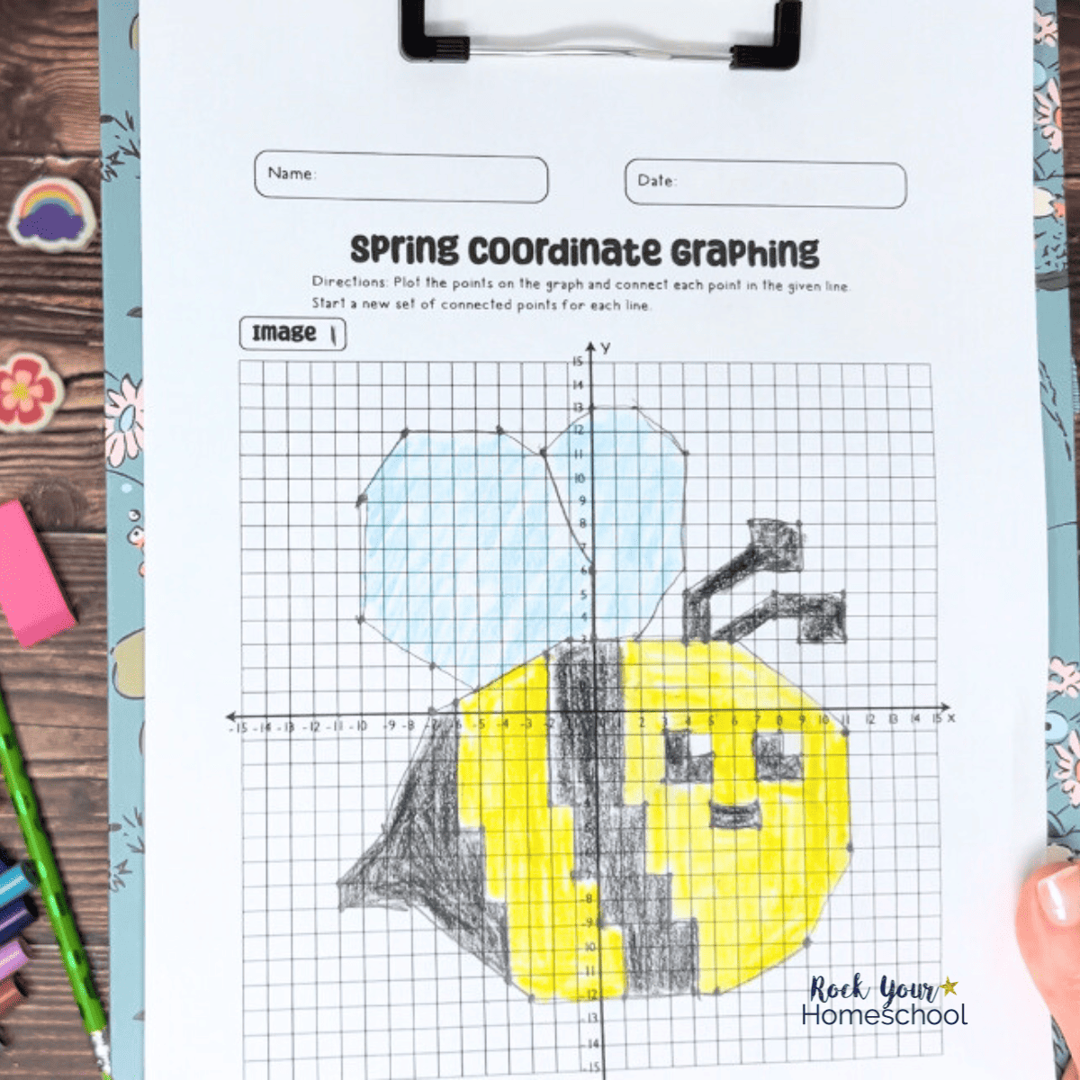 Coordinate Grid Mystery Picture Printable Free