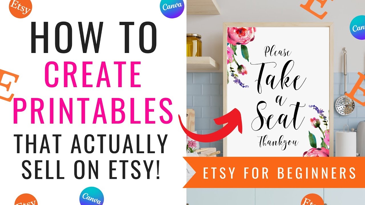 CREATE ART PRINTABLES IN CANVA THAT YOU CAN ACTUALLY SELL ON ETSY FULL TUTORIAL YouTube