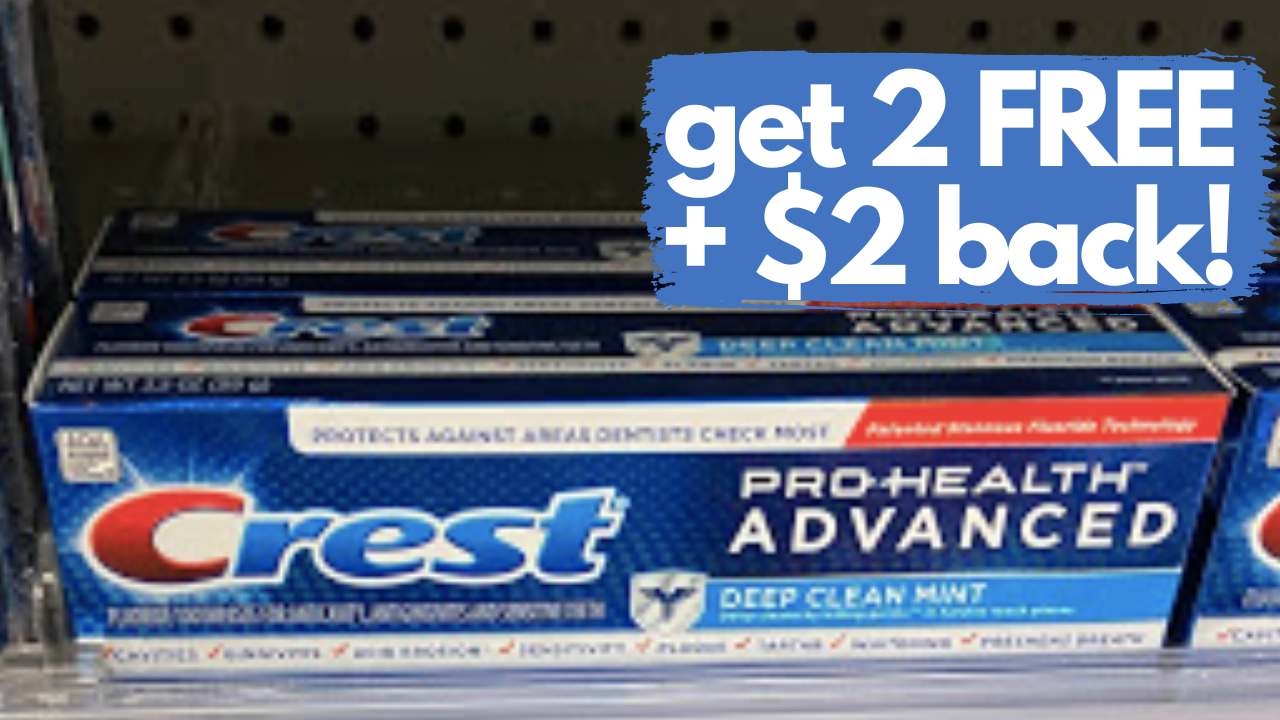 Crest Pro Health Toothpaste FREE 2 Moneymaker Southern Savers