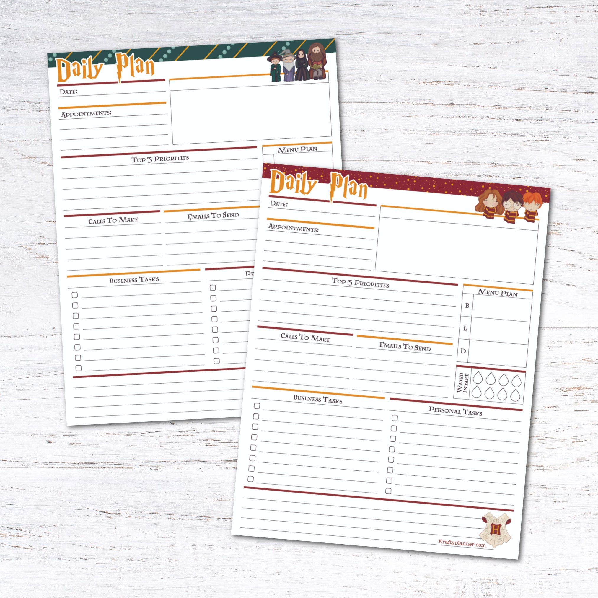 Free Harry Potter Planner Printables