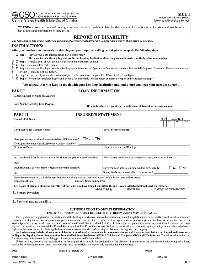 Printable De 2501 Claim Form