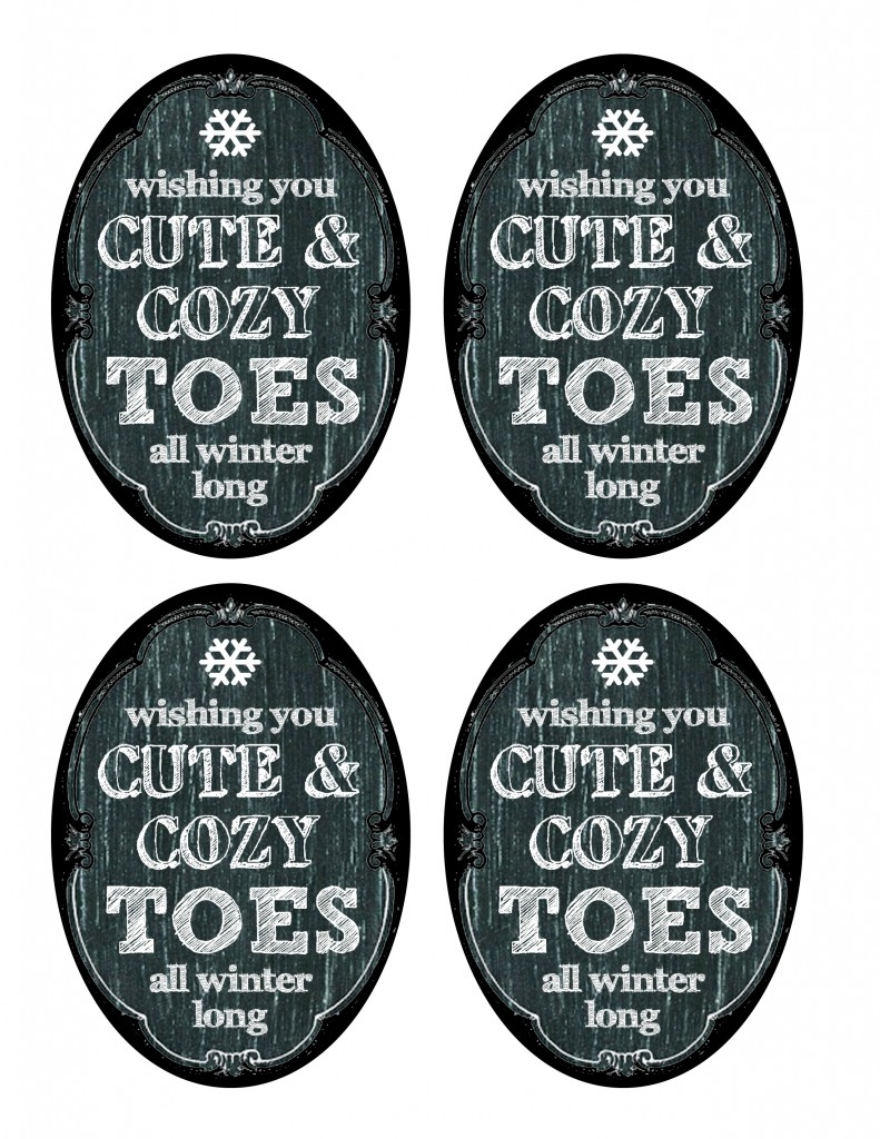 DIY Winter Gifts With FREE Printable for Teachers Friends Stockings Party Favors  DIY Winter Gifts With FREE Printable for Teachers Friends Stockings Party Favors