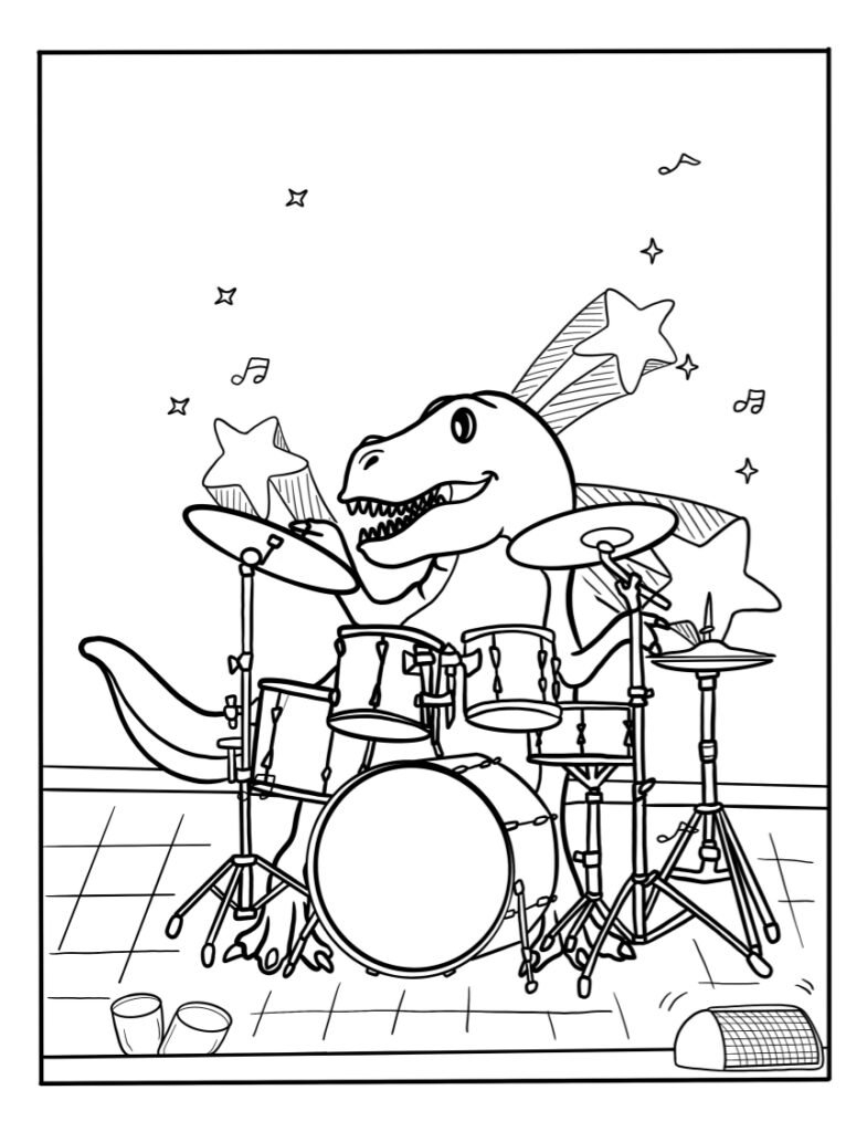 Free Printable Music Coloring Pages