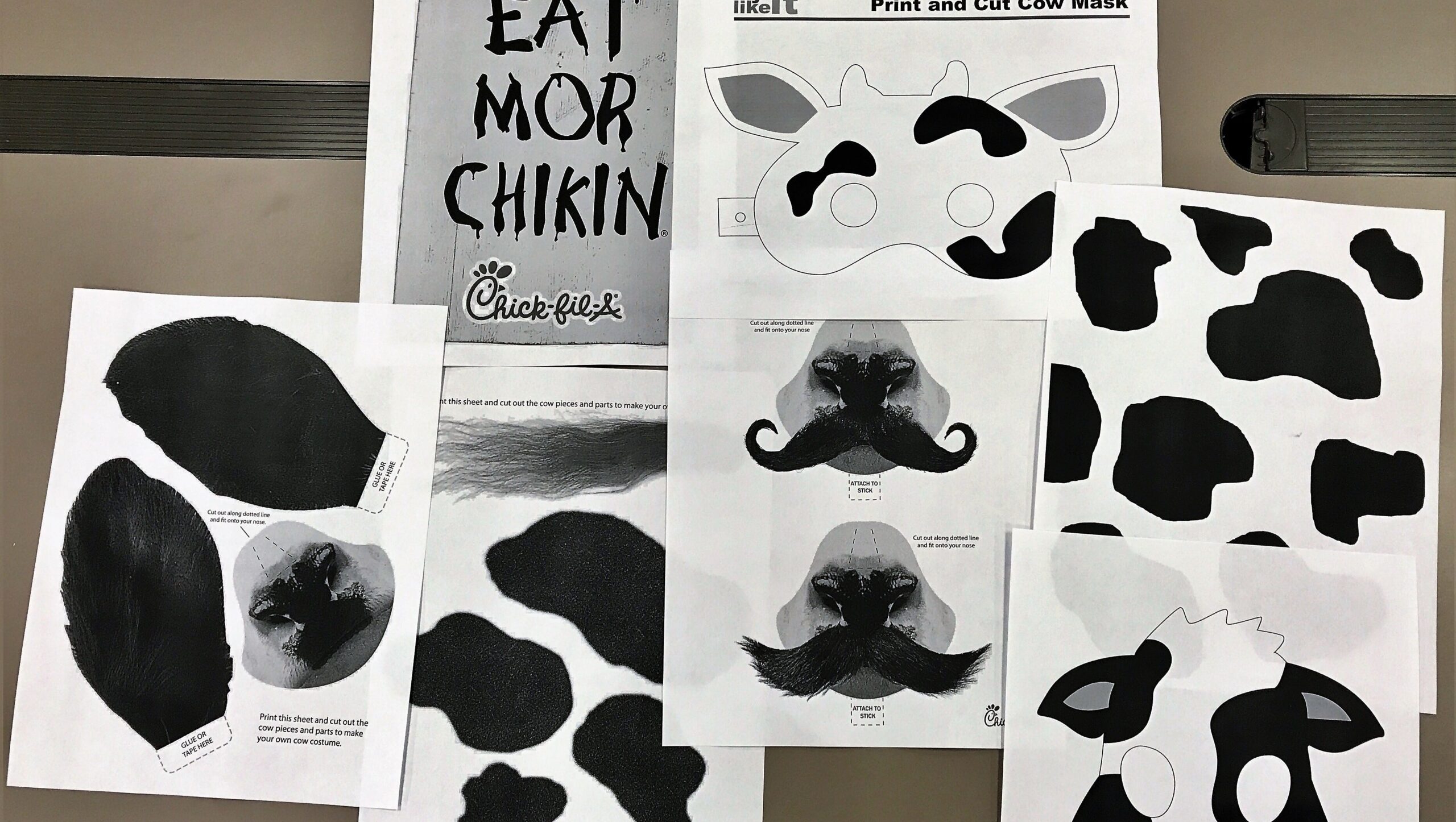 Chick Fil A Cow Appreciation Day Printable