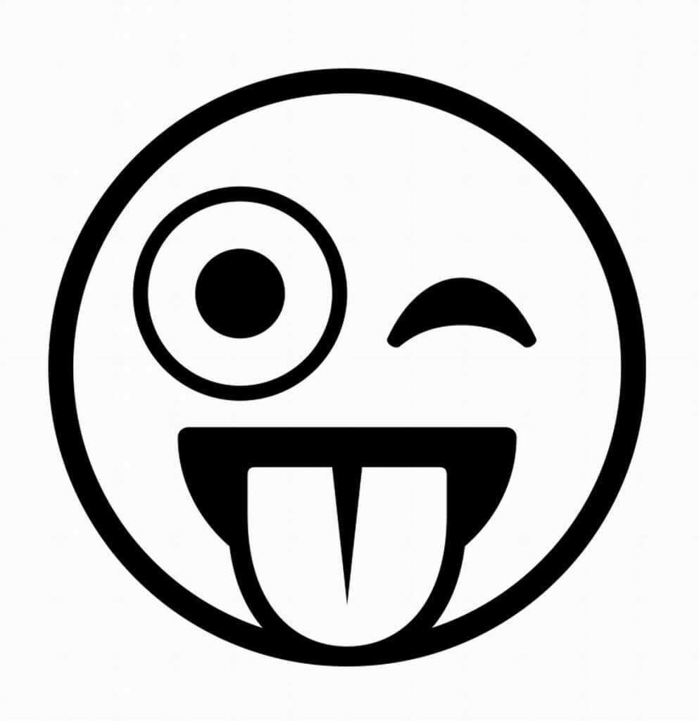 Emoji Printables Black And White