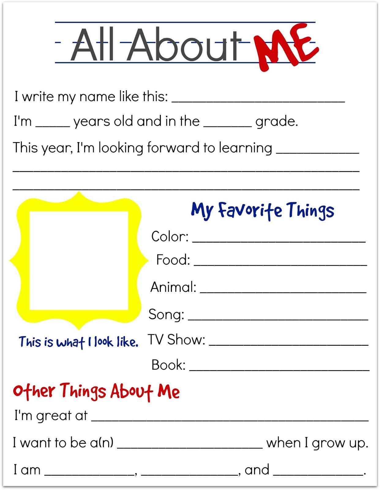 First Day Of School Interview For Kids free Printable Do Play Learn