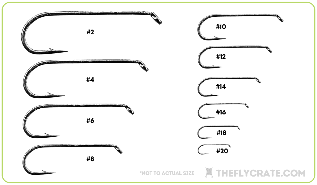 Fly Fishing Hook Sizes How To Choose The Right Size The Fly Crate Worksheets Library