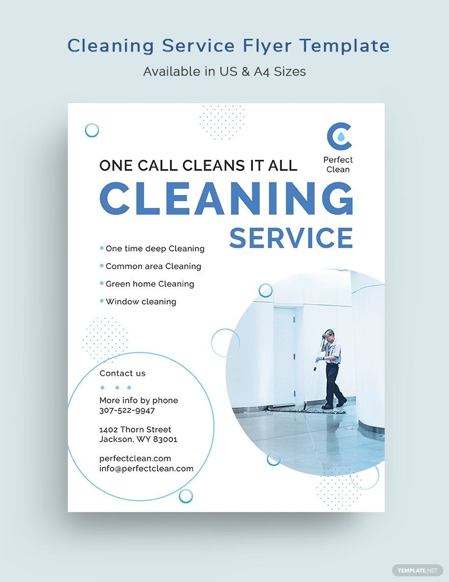 Free Cleaning Flyer Templates Editable And Printable