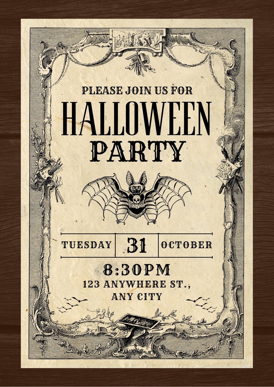 Free Printable Halloween Invitations For Adults