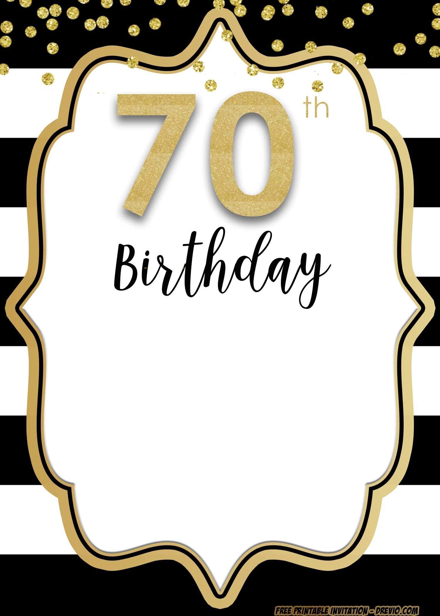 Free Printable 70Th Birthday Cards