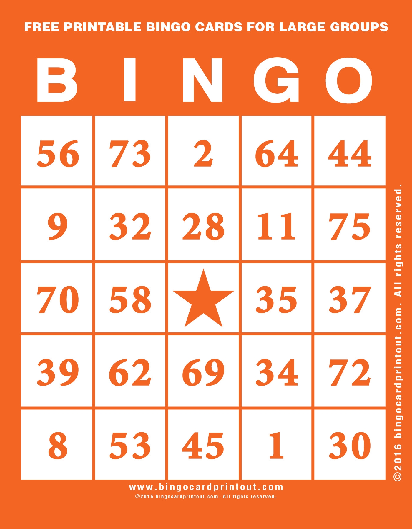 Free Printable Bingo Cards For Large Groups BingoCardPrintout