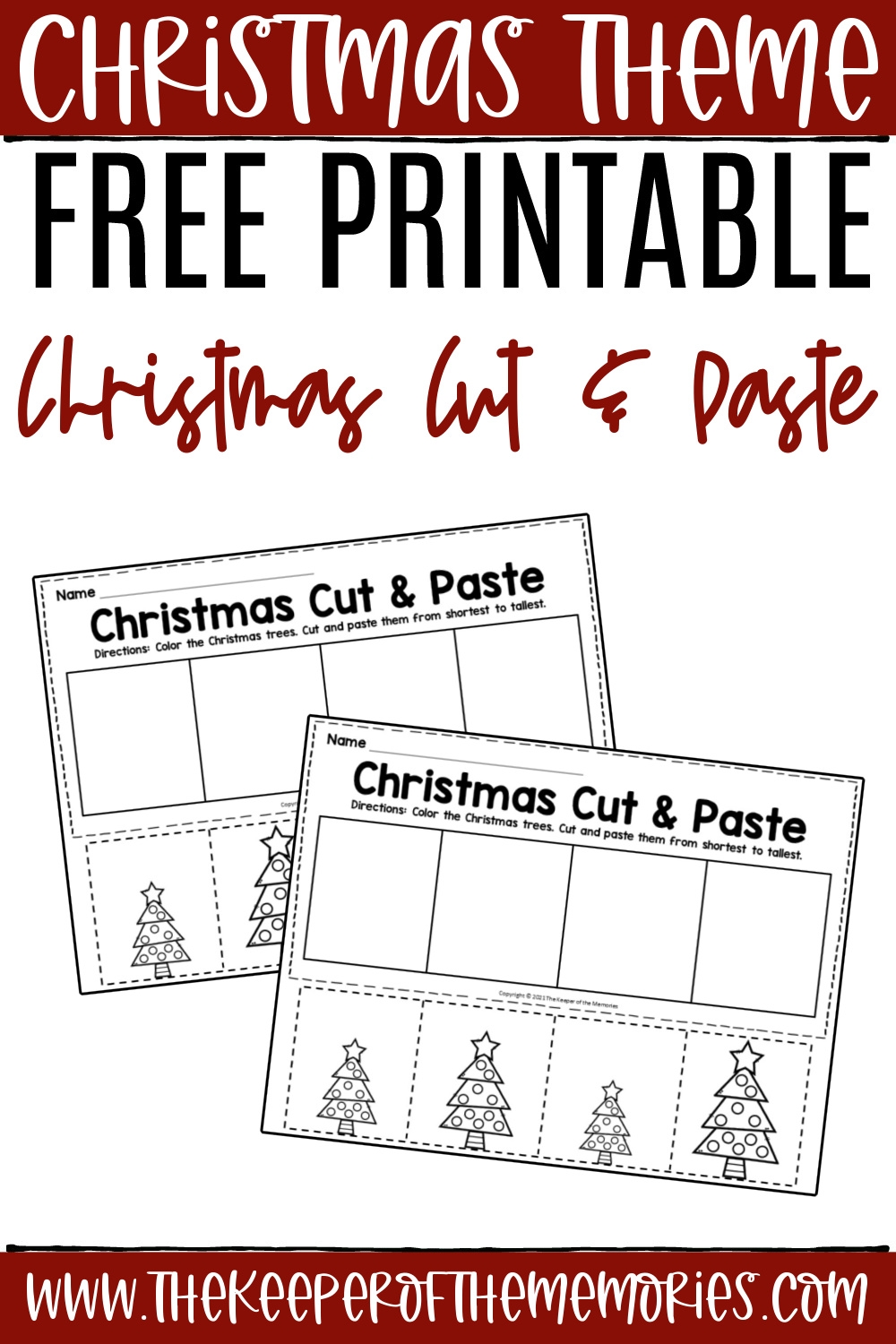 Free Printable Christmas Cut And Paste Crafts