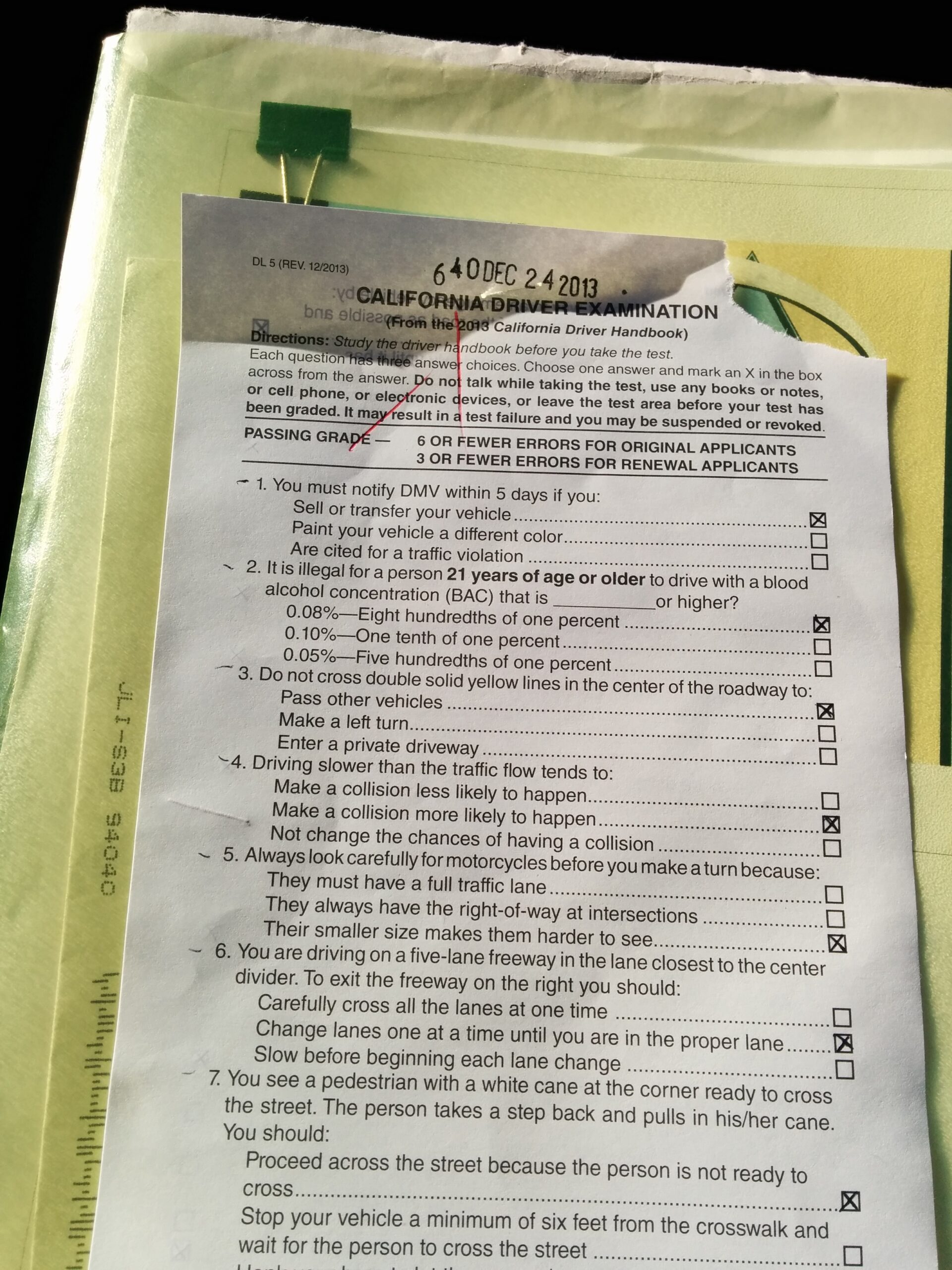 Free Printable Dmv Practice Test Mzaercanada