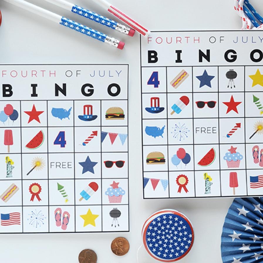 Free Printable Fourth Of July Bingo Fun365