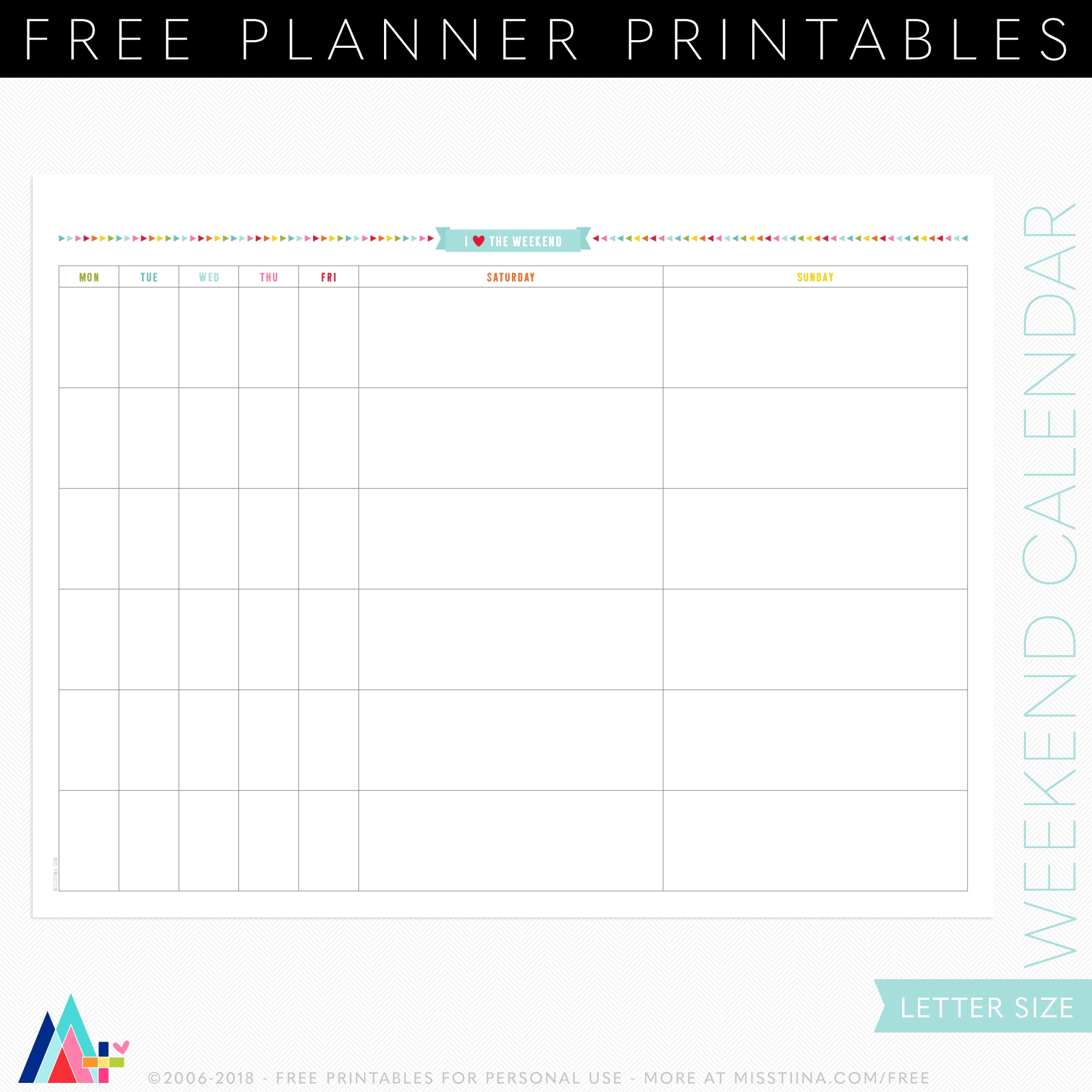 FREE PRINTABLE PLANNER PAGES Miss Tiina Tina Raparanta