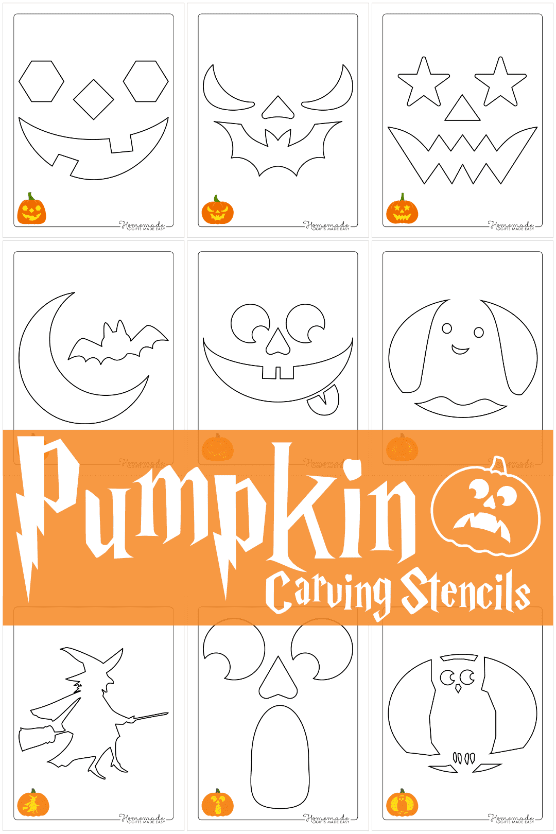 Pumpkin Carving Designs Free Printable